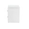 Baxton Studio Victoria Matte White 2 Storage Drawers Nightstand Bedside Table 116-6194 - alternate 3